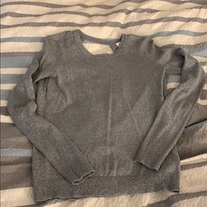 BCBG • Grey Open Back Sweater • Small